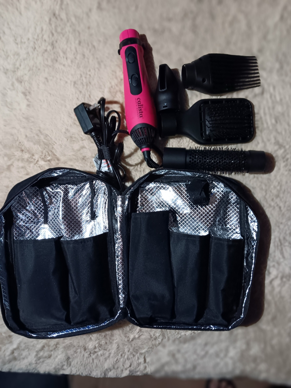 Calista Pink 4-in-1 Women’s "Maria Mccool" Hair Styling Set